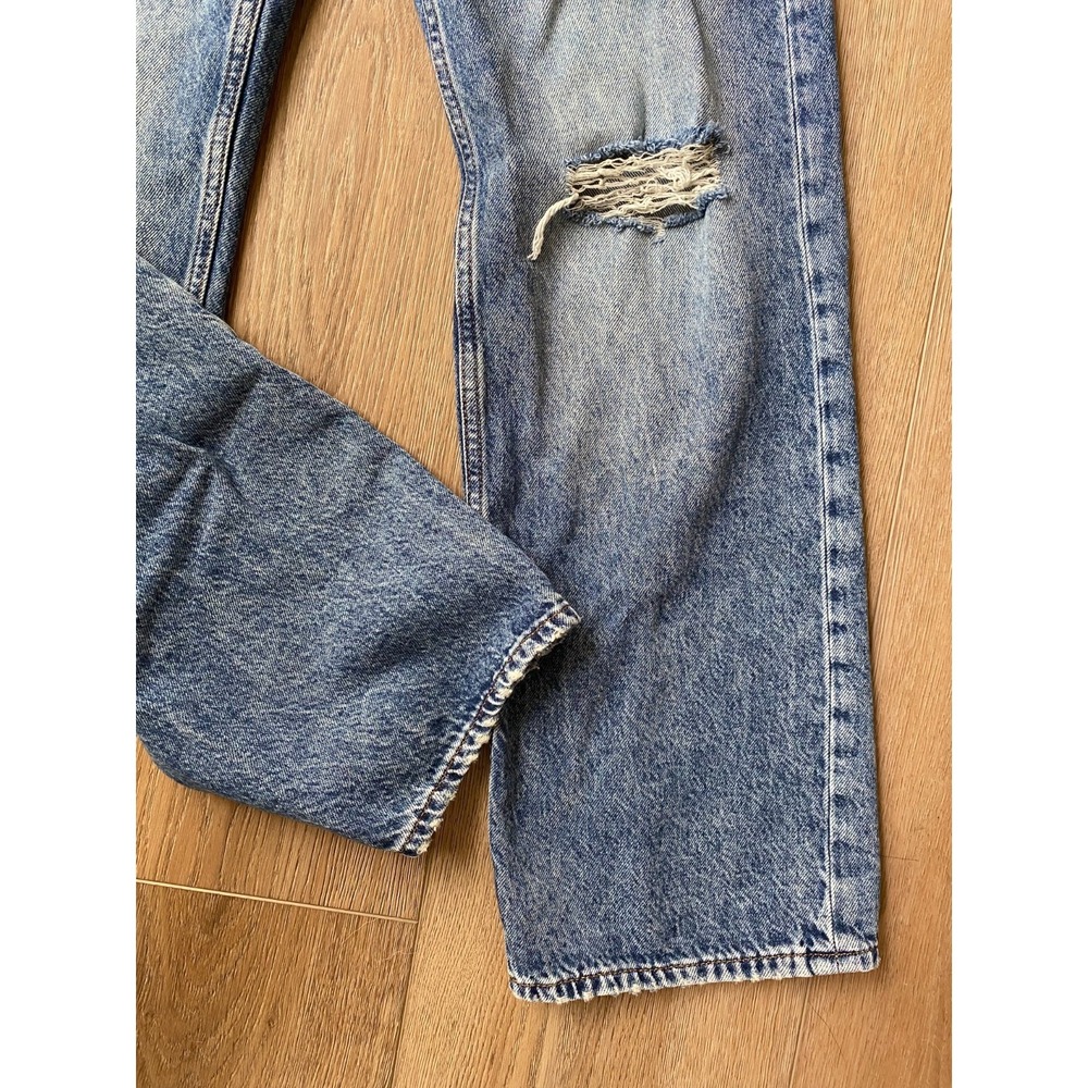 Gap Jeans Womens 16 Blue '90s Loose Straight Relaxed Medium Wash Denim 36x29 - Picture 7 of 11